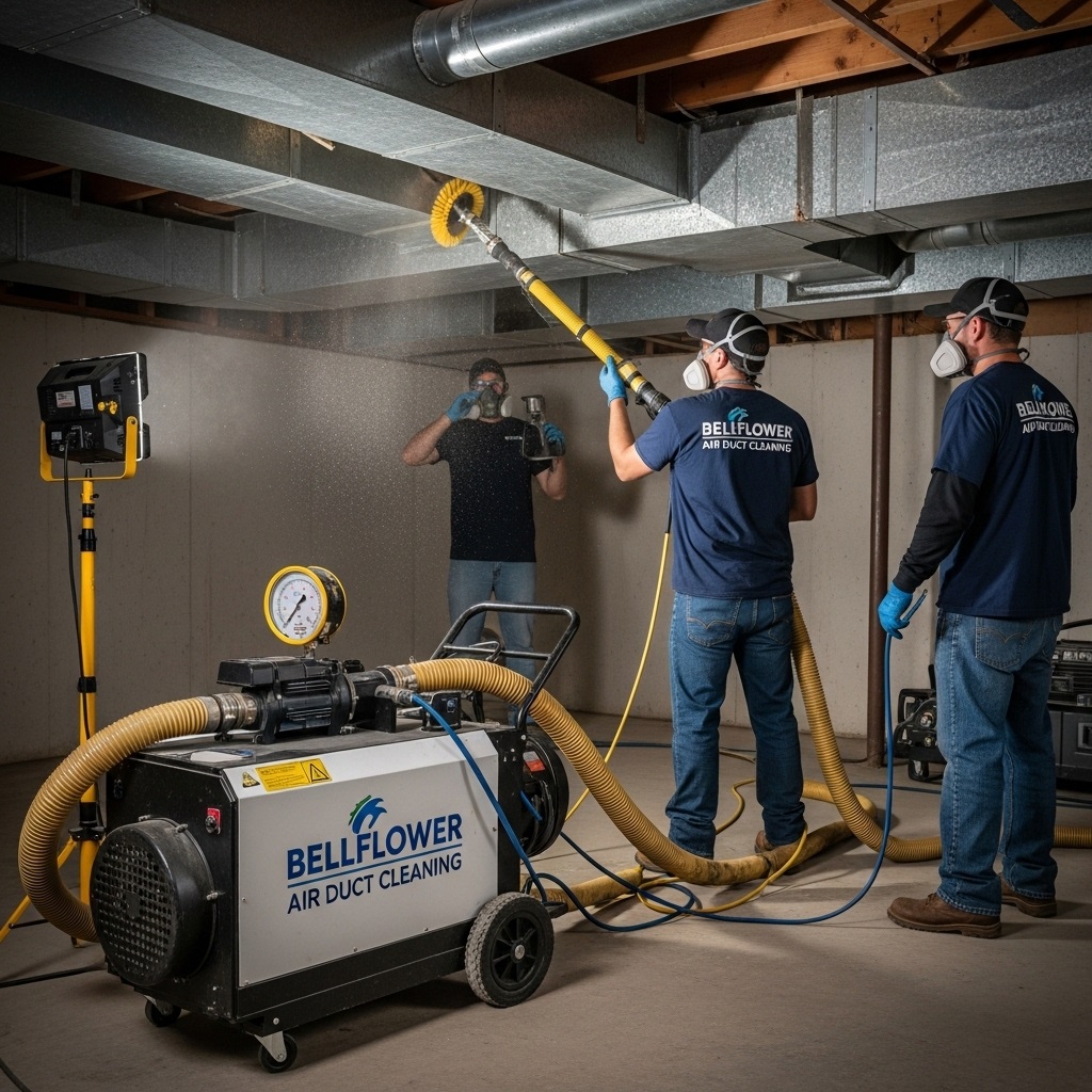 Negative Pressure Air Duct Cleaning